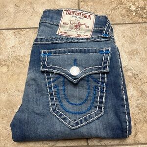 True Religion Men's Slim Straight Jeans - Blue